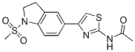 (9ci)-n-[4-[2,3-二氫-1-(甲基磺?；?-1H-吲哚-5-基]-2-噻唑]-乙酰胺結(jié)構(gòu)式_606121-96-4結(jié)構(gòu)式