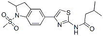 (9ci)-n-[4-[2,3-二氫-2-甲基-1-(甲基磺?；?-1H-吲哚-5-基]-2-噻唑]-3-甲基-丁酰胺結(jié)構(gòu)式_606121-99-7結(jié)構(gòu)式