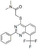 (9ci)-N,N-二甲基-2-[[2-苯基-8-(三氟甲基)-4-喹唑啉]硫代]-乙酰胺結(jié)構(gòu)式_606131-37-7結(jié)構(gòu)式