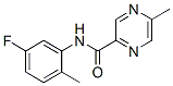 Pyrazinecarboxamide, n-(5-fluoro-2-methylphenyl)-5-methyl-(9ci)Structure,606132-19-8Structure Pyrazinecarboxamide, n-(5-fluoro-2-methylphenyl)-5-methyl-(9ci) Structure,606132-19-8Structure