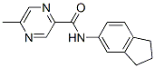 Pyrazinecarboxamide, n-(2,3-dihydro-1h-inden-5-yl)-5-methyl-(9ci)Structure,606132-20-1Structure Pyrazinecarboxamide, n-(2,3-dihydro-1h-inden-5-yl)-5-methyl-(9ci) Structure,606132-20-1Structure