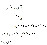 (9ci)-2-[(6-乙基-2-苯基-4-喹唑啉)硫代]-N,N-二甲基-乙酰胺結(jié)構(gòu)式_606134-62-7結(jié)構(gòu)式