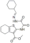(9ci)-2-[[[(環(huán)己基亞甲基)肼基]氧代乙?；鵠氨基]-4,5,6,7-四氫-苯并[b]噻吩-3-羧酸甲酯結(jié)構(gòu)式_606484-66-6結(jié)構(gòu)式