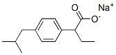 2-(4-異丁基苯基)丁酸鈉結(jié)構(gòu)式_60682-24-8結(jié)構(gòu)式