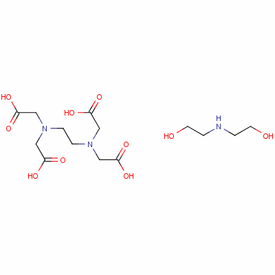Tetrakis(bis(2-hydroxyethyl)ammonium) ethylenediaminetetraacetateStructure,60816-64-0Structure Tetrakis(bis(2-hydroxyethyl)ammonium) ethylenediaminetetraacetate Structure,60816-64-0Structure