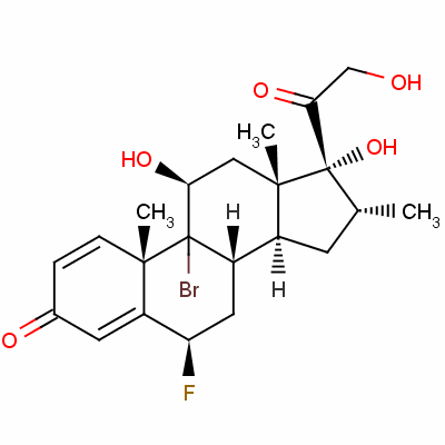 9-Bromo-6beta-fluoro-11beta,17,21-trihydroxy-16alpha-methylpregna-1,4-diene-3,20-dioneStructure,60864-54-2Structure 9-Bromo-6beta-fluoro-11beta,17,21-trihydroxy-16alpha-methylpregna-1,4-diene-3,20-dione Structure,60864-54-2Structure