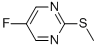 Pyrimidine, 5-fluoro-2-(methylthio)- (7ci,8ci)Structure,6090-37-5Structure Pyrimidine, 5-fluoro-2-(methylthio)- (7ci,8ci) Structure,6090-37-5Structure