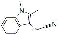 (1,2-Dimethyl-1h-indol-3-yl)-acetonitrileStructure,60914-93-4Structure (1,2-Dimethyl-1h-indol-3-yl)-acetonitrile Structure,60914-93-4Structure