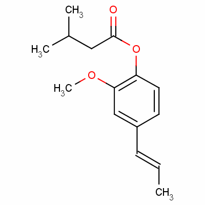 (E)-2-methoxy-4-(1-propenyl)phenyl isovalerateStructure,60958-23-8Structure (E)-2-methoxy-4-(1-propenyl)phenyl isovalerate Structure,60958-23-8Structure