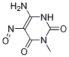 6-Amino-3-methyl-5-nitroso-1h-pyrimidine-2,4-dioneStructure,61033-04-3Structure 6-Amino-3-methyl-5-nitroso-1h-pyrimidine-2,4-dione Structure,61033-04-3Structure