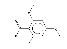 Methyl 2,4-dimethoxy-6-methylbenzoateStructure,6110-37-8Structure Methyl 2,4-dimethoxy-6-methylbenzoate Structure,6110-37-8Structure