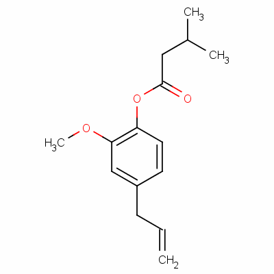 4-Allyl-2-methoxyphenyl isovalerateStructure,61114-24-7Structure 4-Allyl-2-methoxyphenyl isovalerate Structure,61114-24-7Structure