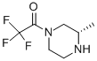 Piperazine, 3-methyl-1-(trifluoroacetyl)-, (3s)-(9ci)Structure,612493-84-2Structure Piperazine, 3-methyl-1-(trifluoroacetyl)-, (3s)-(9ci) Structure,612493-84-2Structure