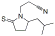1-Pyrrolidinepropanenitrile,2-(2-methylpropyl)-5-thioxo-Structure,61309-22-6Structure 1-Pyrrolidinepropanenitrile,2-(2-methylpropyl)-5-thioxo- Structure,61309-22-6Structure