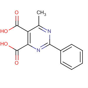 6-Methyl-2-phenyl-4,5-pyrimidinedicarboxylic acidStructure,61416-98-6Structure 6-Methyl-2-phenyl-4,5-pyrimidinedicarboxylic acid Structure,61416-98-6Structure