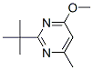 Pyrimidine, 2-(1,1-dimethylethyl)-4-methoxy-6-methyl- (9ci)Structure,617708-41-5Structure Pyrimidine, 2-(1,1-dimethylethyl)-4-methoxy-6-methyl- (9ci) Structure,617708-41-5Structure