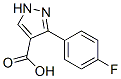 3-(4-Fluorophenyl)-1H-pyrazole-4-carboxylic acidStructure,618383-44-1Structure 3-(4-Fluorophenyl)-1H-pyrazole-4-carboxylic acid Structure,618383-44-1Structure