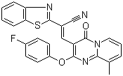 alpha-[[2-(4-氟苯氧基)-9-甲基-4-氧代-4H-吡啶并[1,2-a]嘧啶-3-基]亞甲基]-2-苯并噻唑乙腈結(jié)構(gòu)式_620113-73-7結(jié)構(gòu)式