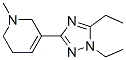 (9CI)-3-(1,5-二乙基-1H-1,2,4-噻唑-3-基)-1,2,5,6-四氫-1-甲基-吡啶結(jié)構(gòu)式_622403-91-2結(jié)構(gòu)式
