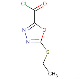 5-(乙硫基)-1,3,4-惡二唑-2-甲酰氯結(jié)構(gòu)式_62373-37-9結(jié)構(gòu)式