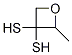 3,3-氧雜環(huán)丁烷二甲烷硫醇結(jié)構(gòu)式_6246-03-3結(jié)構(gòu)式