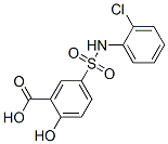 5-(2-Chloro-phenylsulfamoyl)-2-hydroxy-benzoic acidStructure,62547-09-5Structure 5-(2-Chloro-phenylsulfamoyl)-2-hydroxy-benzoic acid Structure,62547-09-5Structure