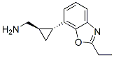 (1r,2r)-(9ci)-2-(2-乙基-7-苯并噁唑基)-環(huán)丙烷甲胺結(jié)構(gòu)式_625851-09-4結(jié)構(gòu)式