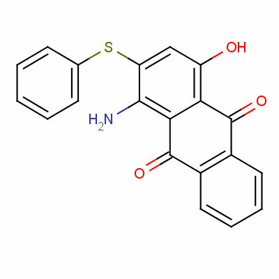 1-Amino-4-hydroxy-2-(phenylthio)anthraquinoneStructure,62591-95-1Structure 1-Amino-4-hydroxy-2-(phenylthio)anthraquinone Structure,62591-95-1Structure