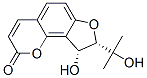 (8S,9r)-8,9-二氫-9-羥基-8-(1-羥基-1-甲基乙基)-2H-呋喃并[2,3-h]-1-苯并吡喃-2-酮結(jié)構(gòu)式_62624-87-7結(jié)構(gòu)式