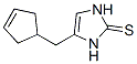 2H-imidazole-2-thione, 4-(3-cyclopenten-1-ylmethyl)-1,3-dihydro-Structure,628730-30-3Structure 2H-imidazole-2-thione, 4-(3-cyclopenten-1-ylmethyl)-1,3-dihydro- Structure,628730-30-3Structure