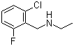 2-氯-N-乙基-6-氟芐胺結構式_62924-59-8結構式