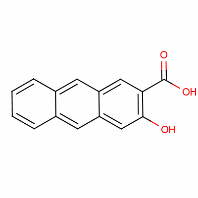3-羥基蒽-2-羧酸結(jié)構(gòu)式_6295-44-9結(jié)構(gòu)式