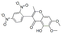 3-(2,4-Dinitrophenyl)-5-hydroxy-6,7-dimethoxy-2-methyl-4h-1-benzopyran-4-oneStructure,62995-19-1Structure 3-(2,4-Dinitrophenyl)-5-hydroxy-6,7-dimethoxy-2-methyl-4h-1-benzopyran-4-one Structure,62995-19-1Structure