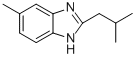 (9ci)-5-甲基-2-(2-甲基丙基)-1H-苯并咪唑結構式_630091-56-4結構式