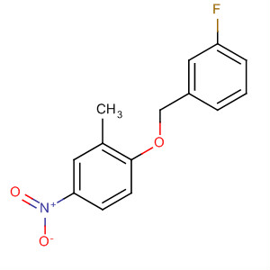 1-(3-Fluorobenzyloxy)-2-methyl-4-nitrobenzeneStructure,630413-38-6Structure 1-(3-Fluorobenzyloxy)-2-methyl-4-nitrobenzene Structure,630413-38-6Structure