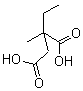 1-乙基-1-甲基琥珀酸結(jié)構(gòu)式_631-31-2結(jié)構(gòu)式