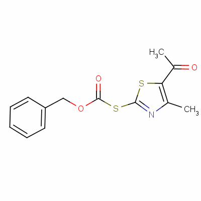 S-(5-acetyl-4-methylthiazol-2-yl) o-benzyl thiocarbonateStructure,63148-79-8Structure S-(5-acetyl-4-methylthiazol-2-yl) o-benzyl thiocarbonate Structure,63148-79-8Structure