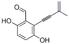 3,6-Dihydroxy-2-(3-methyl-3-buten-1-yn-1-yl)benzaldehydeStructure,63160-46-3Structure 3,6-Dihydroxy-2-(3-methyl-3-buten-1-yn-1-yl)benzaldehyde Structure,63160-46-3Structure