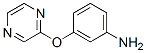 3-(2-吡嗪氧基)苯胺結(jié)構(gòu)式_633300-16-0結(jié)構(gòu)式