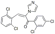 (e)-(9ci)-1-(2,4-二氯苯基)-3-(2,6-二氯苯基)-2-(1H-咪唑-1-基)-2-丙烯-1-酮結(jié)構(gòu)式_63334-78-1結(jié)構(gòu)式
