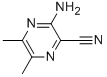 3-Amino-5,6-dimethylpyrazine-2-carbonitrileStructure,63352-08-9Structure 3-Amino-5,6-dimethylpyrazine-2-carbonitrile Structure,63352-08-9Structure