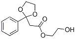 (2-Phenyl-1,3-dioxolan-2-yl)acetic acid 2-hydroxyethyl esterStructure,63444-69-9Structure (2-Phenyl-1,3-dioxolan-2-yl)acetic acid 2-hydroxyethyl ester Structure,63444-69-9Structure