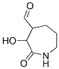1H-azepine-4-carboxaldehyde, hexahydro-3-hydroxy-2-oxo- (9ci)Structure,63447-34-7Structure 1H-azepine-4-carboxaldehyde, hexahydro-3-hydroxy-2-oxo- (9ci) Structure,63447-34-7Structure