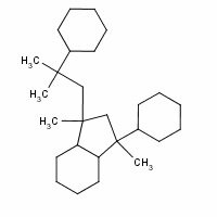 1-Cyclohexyl-3-(2-cyclohexyl-2-methylpropyl)octahydro-1,3-dimethyl-1h-indeneStructure,63449-48-9Structure 1-Cyclohexyl-3-(2-cyclohexyl-2-methylpropyl)octahydro-1,3-dimethyl-1h-indene Structure,63449-48-9Structure