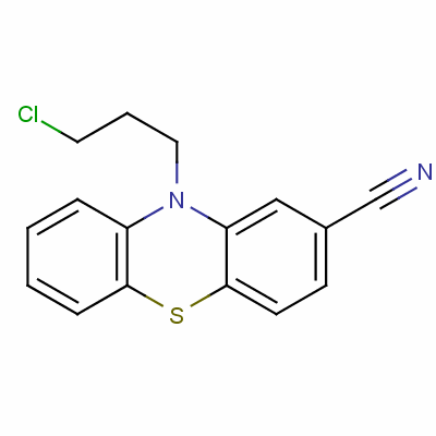 10-(3-Chloropropyl)-10h-phenothiazine-2-carbonitrileStructure,63457-22-7Structure 10-(3-Chloropropyl)-10h-phenothiazine-2-carbonitrile Structure,63457-22-7Structure
