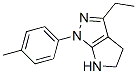 (9CI)-3-乙基-1,4,5,6-四氫-1-(4-甲基苯基)-吡咯并[2,3-c]吡唑結(jié)構(gòu)式_635285-88-0結(jié)構(gòu)式