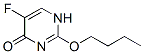 2-(Butoxy)-5-fluoropyrimidin-4(1h)-oneStructure,63650-49-7Structure 2-(Butoxy)-5-fluoropyrimidin-4(1h)-one Structure,63650-49-7Structure