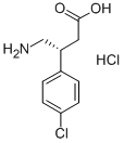 R(+)-巴氯芬鹽酸鹽結構式_63701-55-3結構式