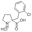 (R)-alpha-(2-氯芐基)-脯氨酸鹽酸鹽結(jié)構(gòu)式_637020-74-7結(jié)構(gòu)式