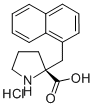 (R)-alpha-(1-萘甲基)-脯氨酸鹽酸鹽結(jié)構(gòu)式_637020-97-4結(jié)構(gòu)式